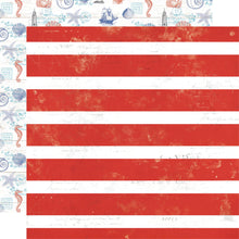 Load image into Gallery viewer, Simple Stories Simple Vintage Vintage Seas 12x12 Scrapbook Paper Beach Vibes (17806)
