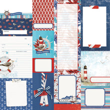 Load image into Gallery viewer, Simple Stories Simple Vintage Vintage Seas 12x12 Scrapbook Paper Journal Elements (17811)
