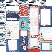 Load image into Gallery viewer, Simple Stories Simple Vintage Vintage Seas 12x12 Scrapbook Paper Journal Elements (17811)
