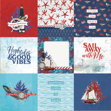 Load image into Gallery viewer, Simple Stories Simple Vintage Vintage Seas 12x12 Scrapbook Paper 4x4 Elements (17813)
