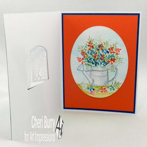 Art Impressions Unmounted Stamp Watering Can (4761)