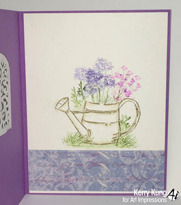 Art Impressions Unmounted Stamp Watering Can (4761)