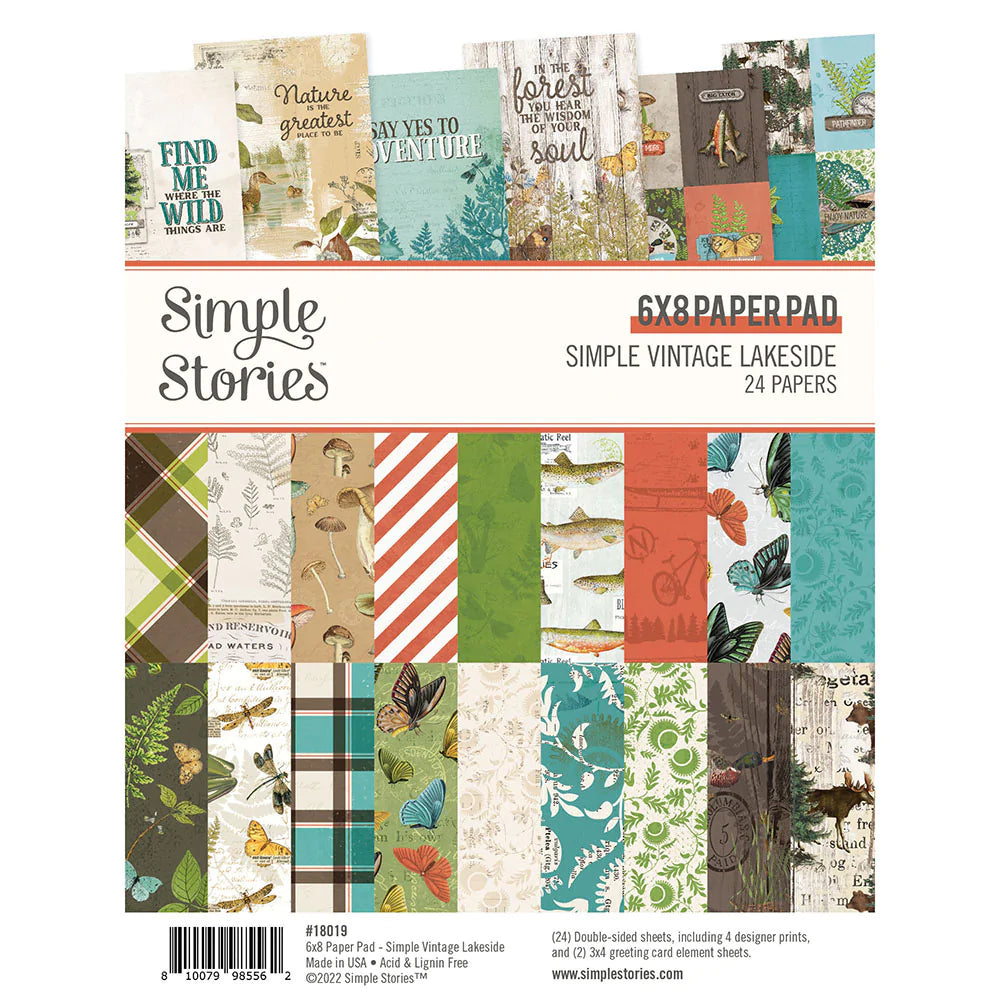 Simple Stories Simple Vintage Lakeside Collection 6x8 Paper Pad (18019)