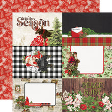 Load image into Gallery viewer, Simple Stories Simple Vintage Christmas Lodge 12x12 Scrapbook Paper 4x6 Elements (18414)
