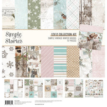 Load image into Gallery viewer, Simple Stories Simple Vintage Winter Woods Collection Kit (19100)
