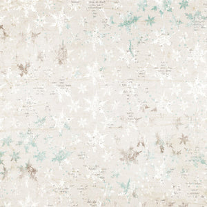 Simple Stories Simple Vintage Winter Woods Collection 12x12 Scrapbook Paper Frosty Friends (19106)