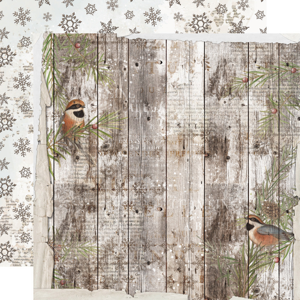 Stamperia Winter Tales Collection 12x12 Scrapbooking Paper 