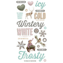 Load image into Gallery viewer, Simple Stories Simple Vintage Winter Woods Collection Foam Stickers (19127)
