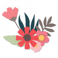 Sizzix Thinlits Die Set Free Style Florals by Sophie Guilar (663437)