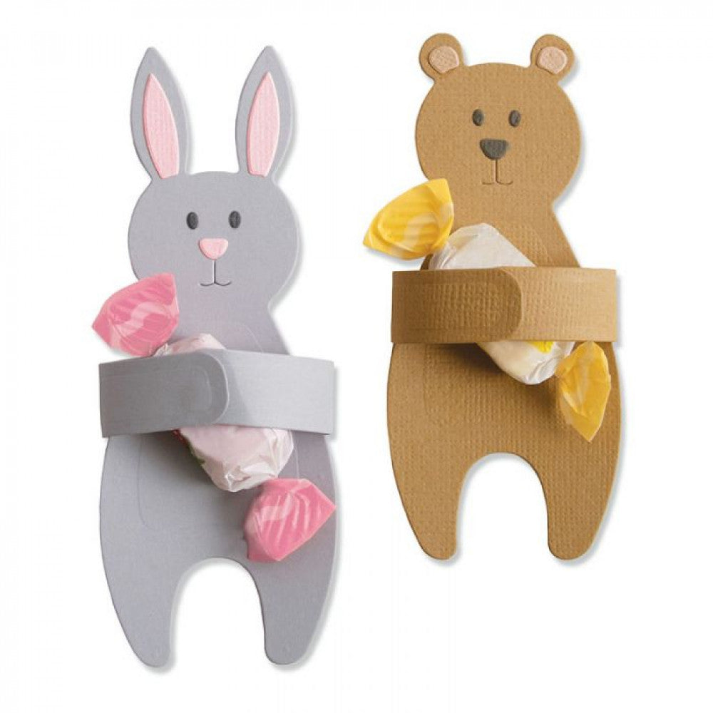 Sizzix Thinlits Die Set Bunny and Bear Hugs (663452)