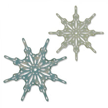 Load image into Gallery viewer, Sizzix Thinlits Fanciful Snowflakes by Tim Holtz (664227)
