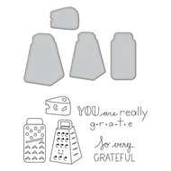 Spellbinders Dies and Stamps Grateful (SDS-123)