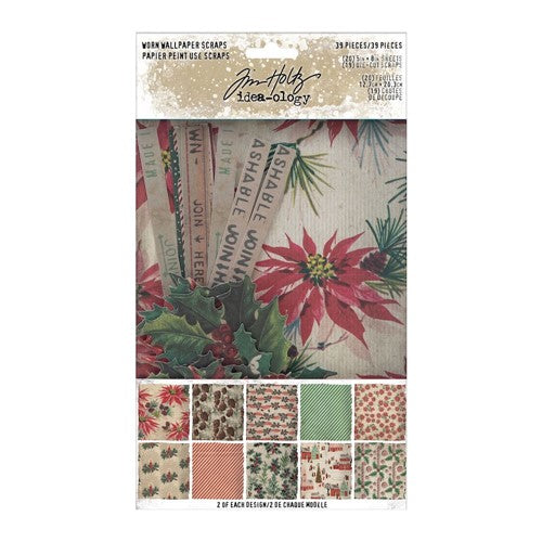 Tim Holtz idea-ology Christmas Worn Wallpaper (TH94182) – Everything Mixed  Media