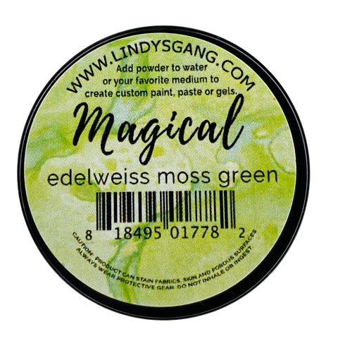 Lindy's Gang Magical Jars Edelweiss Moss Green