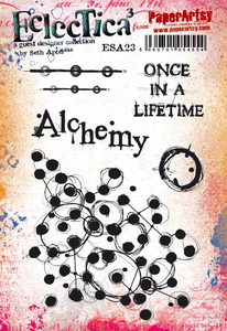 PaperArtsy Eclectica3 Rubber Stamp Set Alchemy designed by Seth Apter (ESA23)