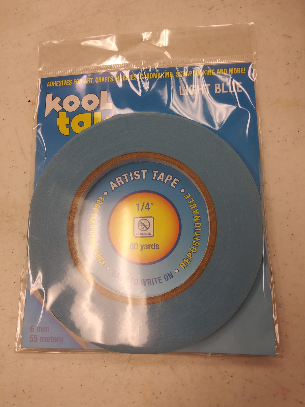 Kool Tak Artist Tape- Blue (KART-006-55-LB)