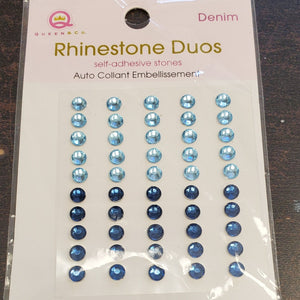 Queen & Co. Rhinestone Duos - Demin