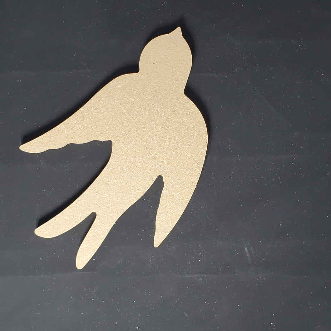 Wooden Die Cut Bird (570)