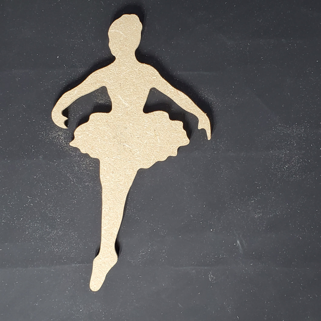 Wooden Die Cut Ballerina (031)