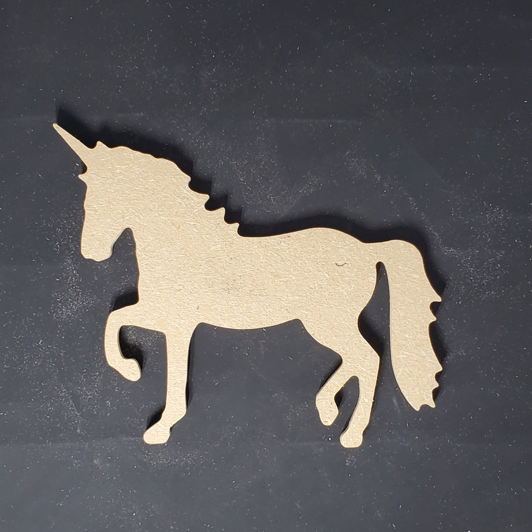 Wooden Die Cut Unicorn (2323)