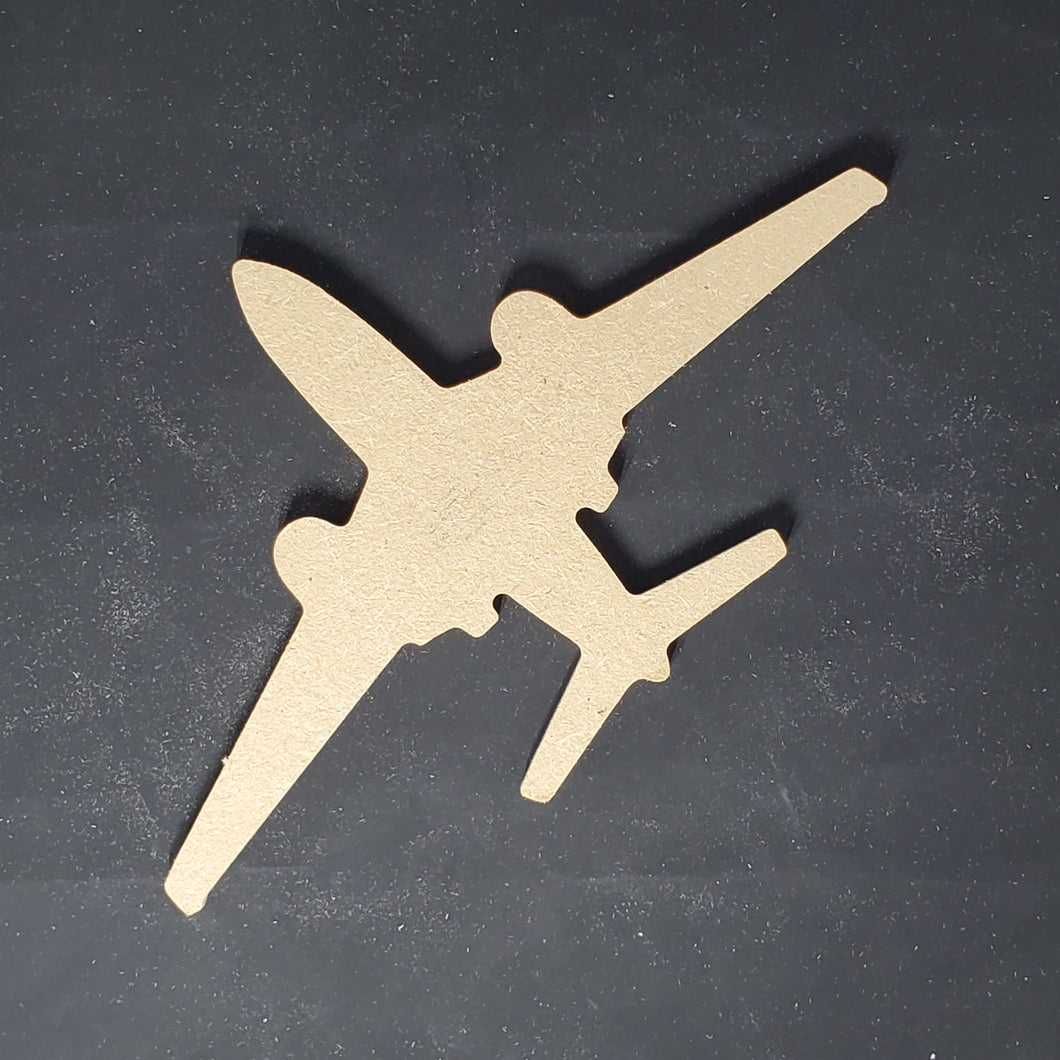 Wooden Die Cut Airplane (428)