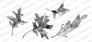 Impression Obsession Rubber Stamps Windswept Leaves (J20533)