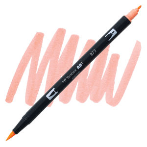 Tombow ABT Dual Brush Pens Coral Red (ABT-873)