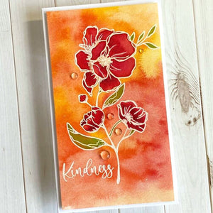 Elizabeth Craft Designs Clear Stamps Beautiful Blooms Collection Kindness (CS225)