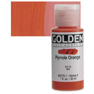 GOLDEN Fluid Acrylics Pyrrole Orange (2276-1)