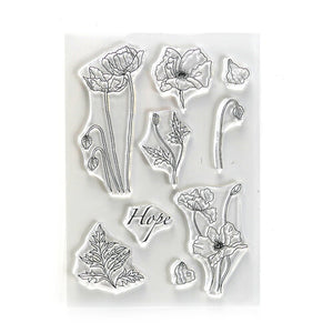 Elizabeth Craft Designs Clear Stamps Beautiful Blooms Collection Hope (CS228)