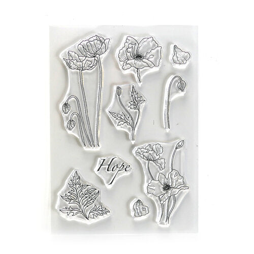 Elizabeth Craft Designs Clear Stamps Beautiful Blooms Collection Hope (CS228)