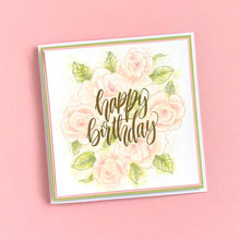 Load image into Gallery viewer, Elizabeth Craft Designs Clear Stamp &amp; Die Set Beautiful Blooms Collection Gratitude (CS229)
