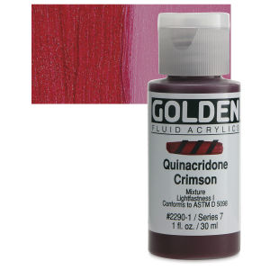 GOLDEN Fluid Acrylics Quinacridone Crimson (2290-1)