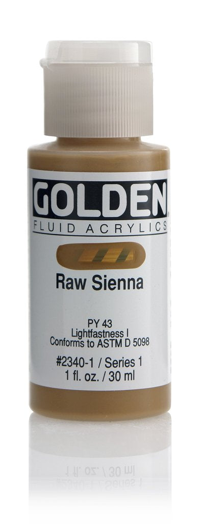 Golden Fluid Acrylics Raw Sienna (2340-1)