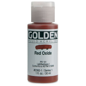 GOLDEN Fluid Acrylics Red Oxide (2360-1)