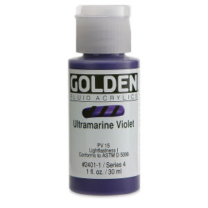 GOLDEN Fluid Acrylics Ultramarine Violet (2401-1)