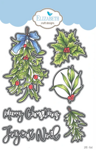 Elizabeth Craft Designs Beautiful Blooms Collection Stamp & Die Noel (1890)