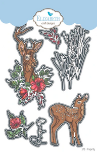 Elizabeth Craft Designs Beautiful Blooms Collection Stamp & Die Prosperity (1892)