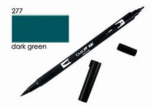 Load image into Gallery viewer, Tombow ABT Dual Brush Pens - Dark Green (ABT-277)
