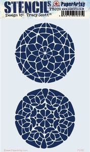 PaperArtsy Stencil Mandala Pair designed by Tracy Scott (PS320)