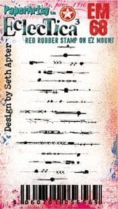 PRE-ORDER PaperArtsy Eclectica3 Mini Stamp Morse Code designed by Seth Apter (EM68)