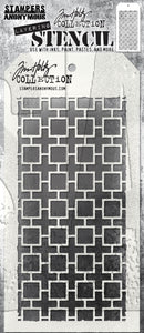 Tim Holtz Layering Stencil Linked Squares (THS157)