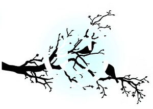 Frogs Whiskers Ink Stamp Set Birds in A Tree (L1254)