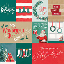 Load image into Gallery viewer, Photoplay Paper It&#39;s a Wonderful Christmas Collection 12x12 Scrapbook Paper This Home Believes (WON3501)
