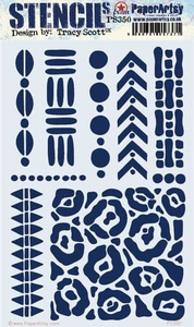 Paper Artsy Stencil Borders designed by Tracy Scott (PS350)