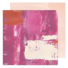 Heidi Swapp - Art Walk - Pinks 12x12 Paper -  315355