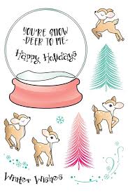 LDRS Creative Clear Photopolymer Stamps - Snow Deer To Me (3259)