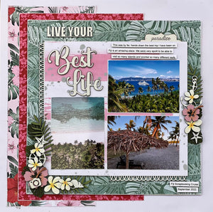 Dusty Attic Live Your Best Life Layout Kit