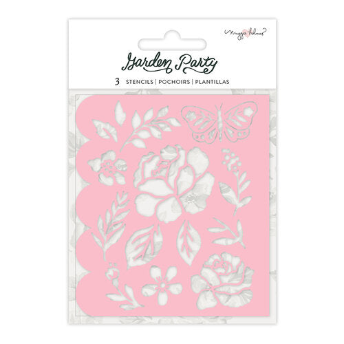 Maggie Holmes Garden Party Collection Flower Builder Stencils (34004907)