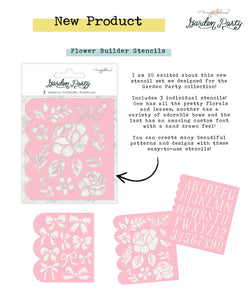 Maggie Holmes Garden Party Collection Flower Builder Stencils (34004907)